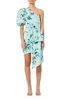 Elliatt Esteem Floral Fil Coupé Asymmetric Hem Dress in Multi at Nordstrom, Size X-Small