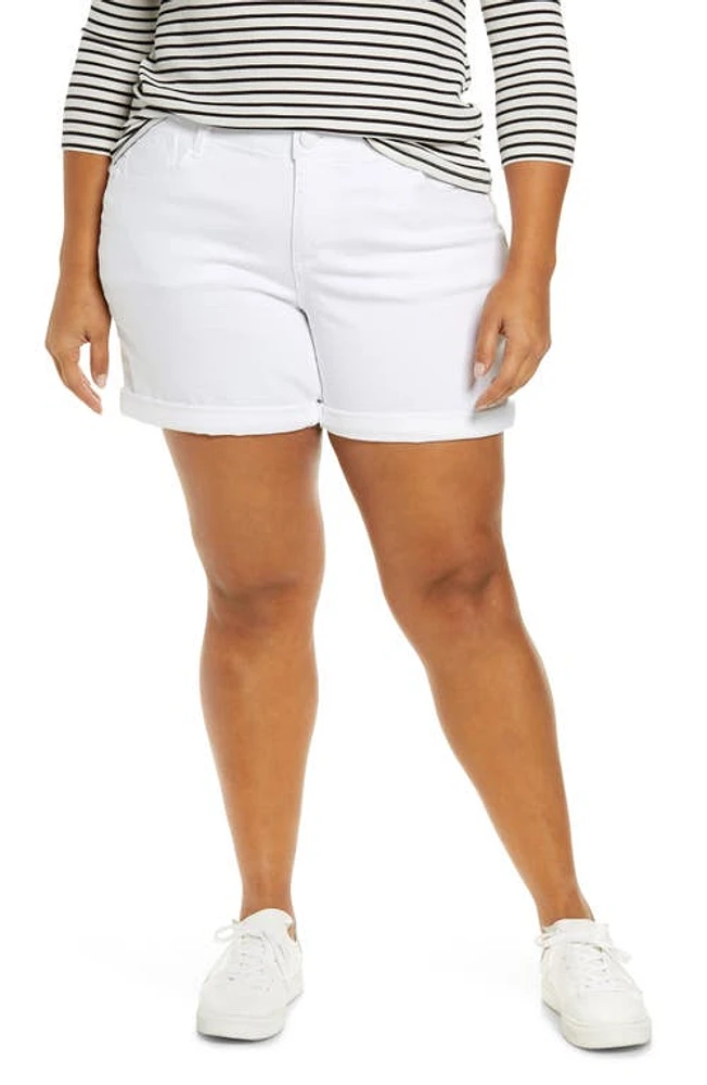 Wit & Wisdom 'Ab'Solution Denim Shorts Optic White at Nordstrom,