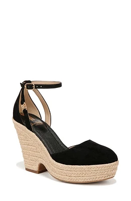 Sam Edelman Nati Platform Ankle Strap Pump Black at Nordstrom,