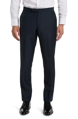 Ted Baker London Josh Slim Fit Wool Tuxedo Suit Pants Dark Green at Nordstrom,