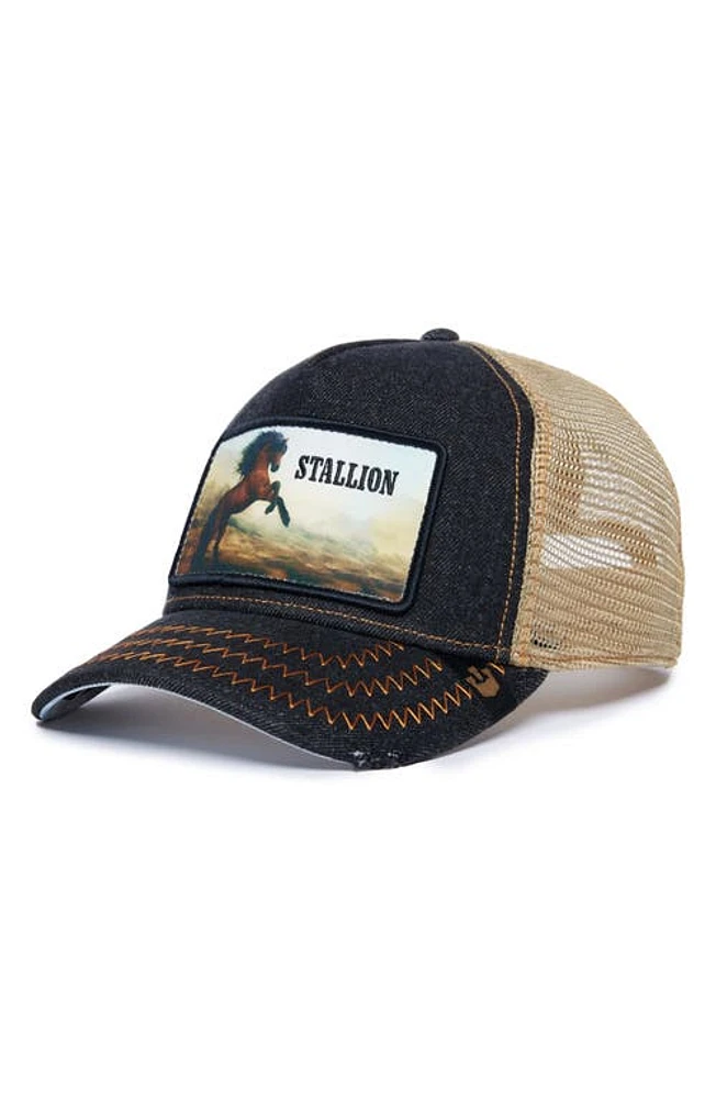 Goorin Bros. The Stallion Patch Trucker Hat in Charcoal at Nordstrom