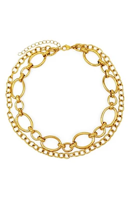 Petit Moments Canelas Layered Chain Necklace in Gold at Nordstrom