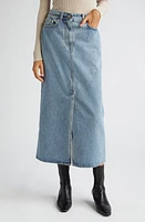 Loulou Studio Rona Denim Maxi Skirt Washed Blue at Nordstrom,