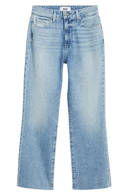 PAIGE Courtney Raw Hem High Waist Ankle Flare Jeans La Rambla at Nordstrom,