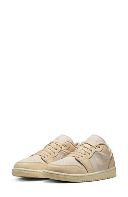 Air Jordan 1 Low Sneaker Muslin/Pink/Sail/Milk at Nordstrom,