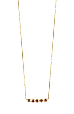 Bony Levy 14K Gold Bar Pendant Necklace in 14K Yellow Gold at Nordstrom, Size 18