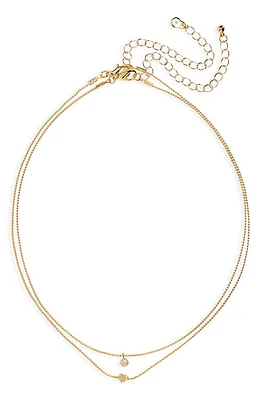 BP. Set of 2 Assorted 14K Gold Dipped Chain Necklaces at Nordstrom