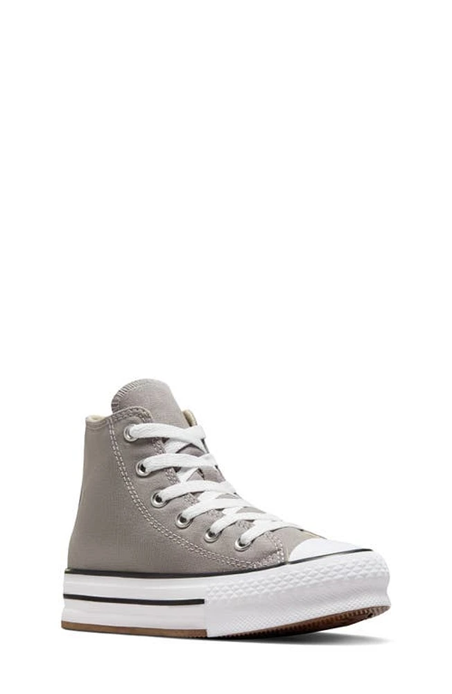 Converse Kids' Chuck Taylor All Star EVA Lift High Top Platform Sneaker Totally Neutral/White/Black at Nordstrom, M