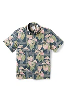 Reyn Spooner x Eddy Y Classic Fit Tapa Anthurium Print Short Sleeve Button-Down Shirt at Nordstrom,