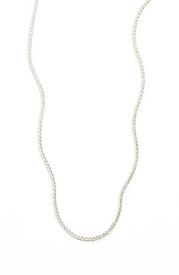 MADE BY MARY Serpentine Chain Necklace in Silver at Nordstrom