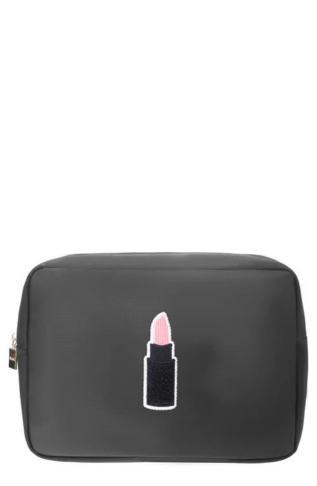 Bloc Bags Extra Large Kiss Cosmetic Bag in Black at Nordstrom