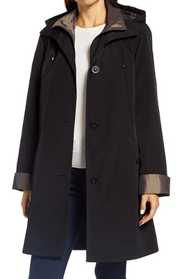 Gallery Water Resistant Hooded Rain Jacket at Nordstrom,