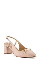 Dune London Cassie Block Heel Slingback Pump Beige at Nordstrom,