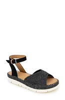 GENTLE SOULS BY KENNETH COLE Lucille Raffia Platform Sandal Black at Nordstrom,