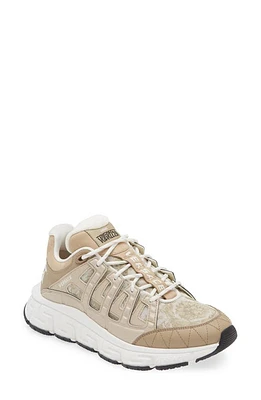 Versace Trigreca Low Top Sneaker Beige at Nordstrom,