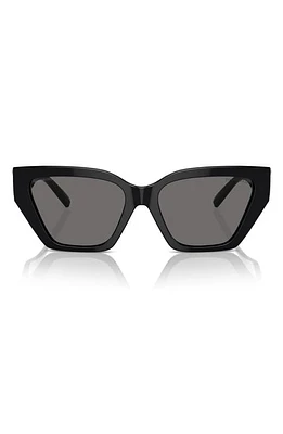 Tiffany & Co. 55mm Polarized Cat Eye Sunglasses in Black at Nordstrom