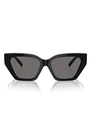 Tiffany & Co. 55mm Polarized Cat Eye Sunglasses in Black at Nordstrom