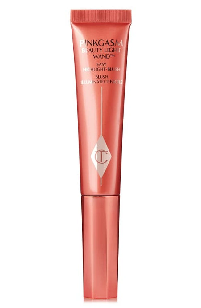 Charlotte Tilbury Glowgasm Beauty Wand Highlighter in Pinkgasm Sunset at Nordstrom