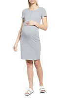 Modern Eternity Maternity/Nursing Henley Dress at Nordstrom,