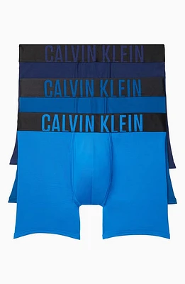 Calvin Klein 3-Pack Boxer Briefs Blue at Nordstrom,