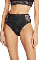 Robin Piccone Pua High Waist Bikini Bottoms at Nordstrom,