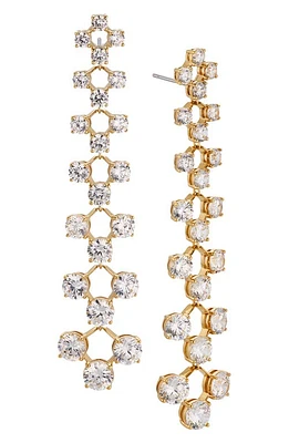 Nadri Halle Linear Drop Earrings in Gold at Nordstrom