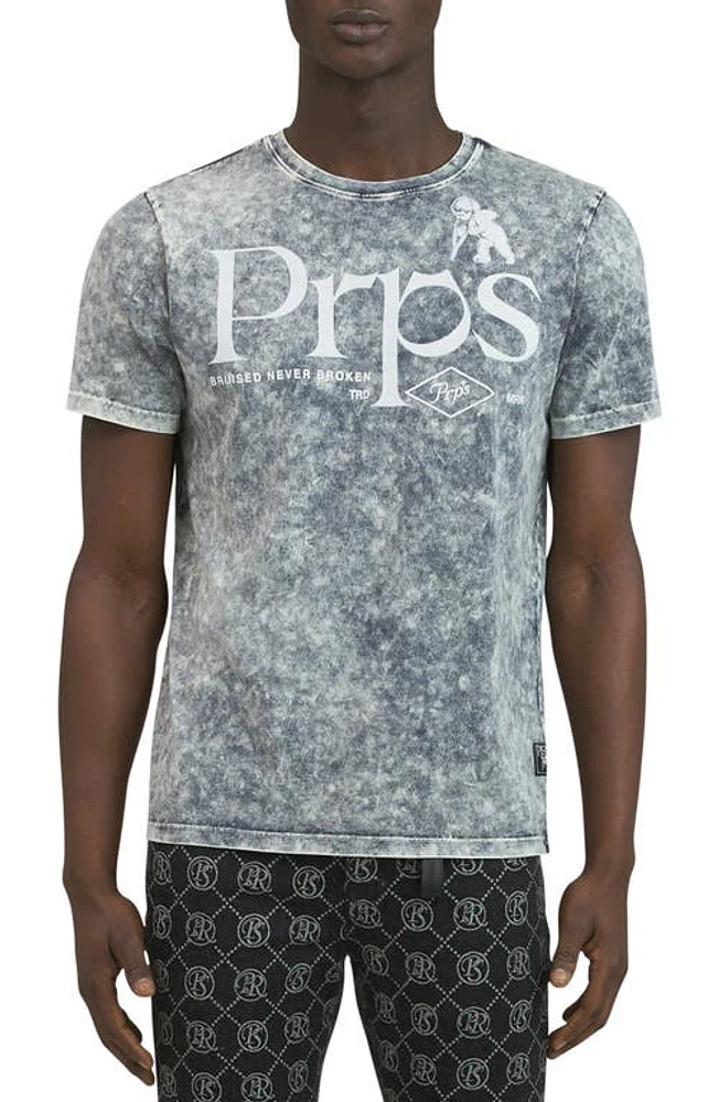 PRPS Nagasaki Graphic T-Shirt Navy at Nordstrom,