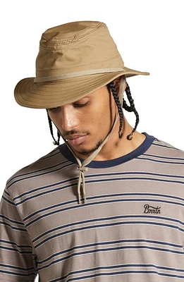 Brixton CoolMax Packable Safari Bucket Hat Khaki at Nordstrom,