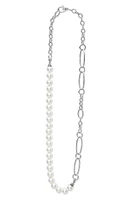 LAGOS Luna Split Freshwater Pearl Chain Necklace in Gold at Nordstrom