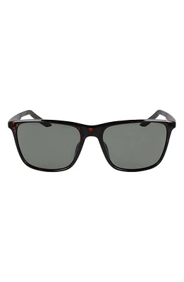 Nike State 55mm Sunglasses in Tortoise/Green at Nordstrom