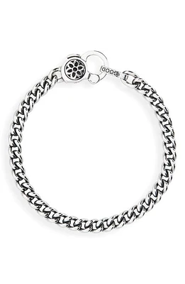 Good Art Hlywd Men's Rosette AA Curb Chain Bracelet Sterling Silver at Nordstrom,