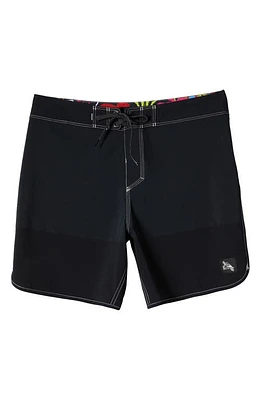 Quiksilver Snyc Highlite Scallop 18 Board Shorts in Black at Nordstrom, Size 36