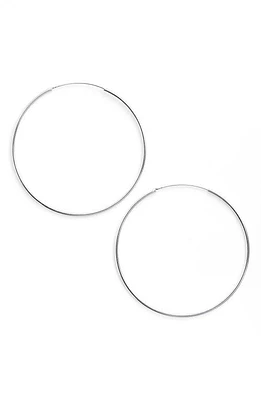 Argento Vivo Sterling Silver Argento Vivo Extra Large Endless Hoop Earrings at Nordstrom