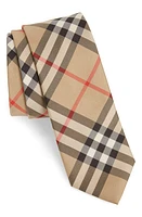 burberry Manston Check Silk Tie in Archive Beige at Nordstrom