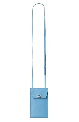 Akris Anouk Leather Crossbody Phone Pouch in Sky at Nordstrom