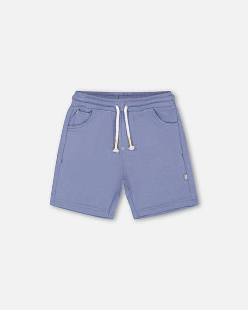 Deux Par Deux Baby Boy's French Terry Short Blue at Nordstrom