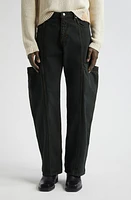 Eckhaus Latta Straight Leg Pocket Jeans Pine at Nordstrom,