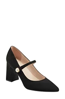 Bandolino Kirsten Pump in Black Faux Suede at Nordstrom, Size 11