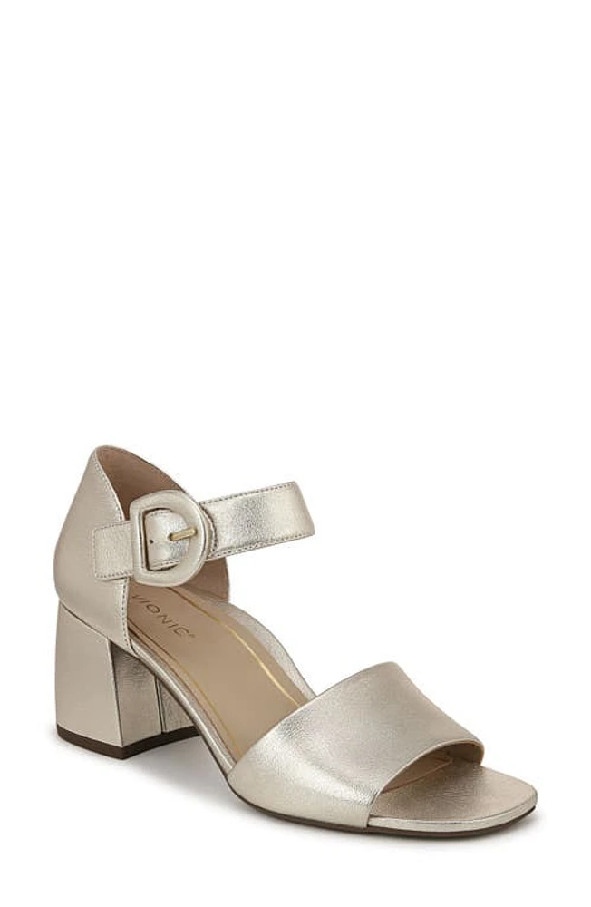 Vionic Chardonnay Ankle Strap Sandal Gold at Nordstrom,