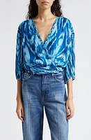 Ramy Brook Blaire Print Wrap Top at Nordstrom,