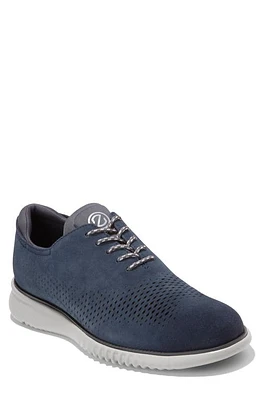 Cole Haan 2.ZeroGrand Laser Wing Derby in Navy Blazer/Harbor Mist at Nordstrom, Size 13