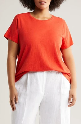 Eileen Fisher Crewneck Organic Cotton at Nordstrom,