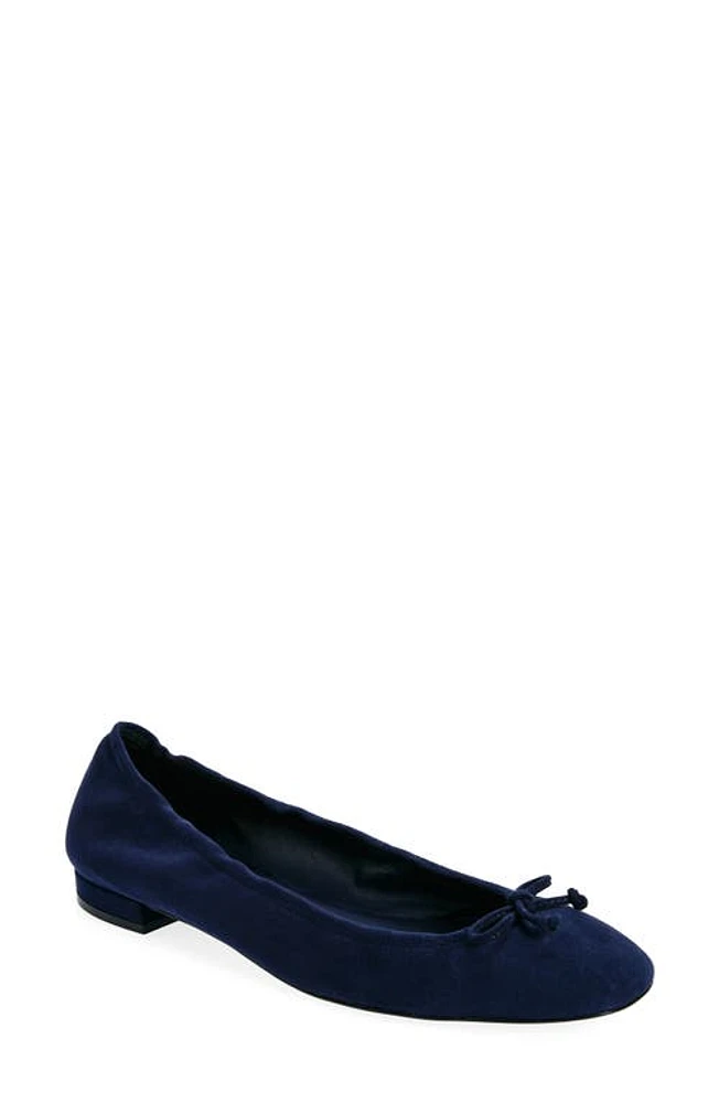 Stuart Weitzman Bria Ballet Flat Nice Blue at Nordstrom,