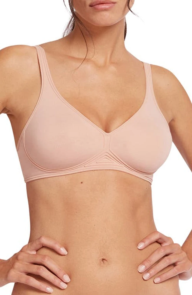 Wolford Cotton Contour 3W Wireless Plunge Bra at Nordstrom,