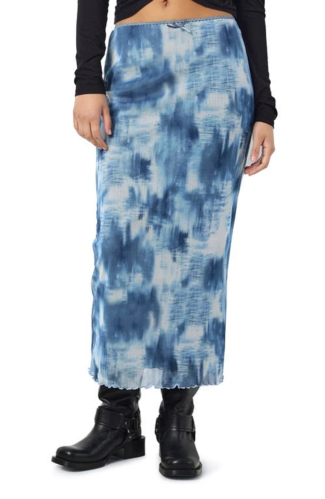 Noisy may Lucia Printed Mesh Maxi Skirt Aop at Nordstrom,