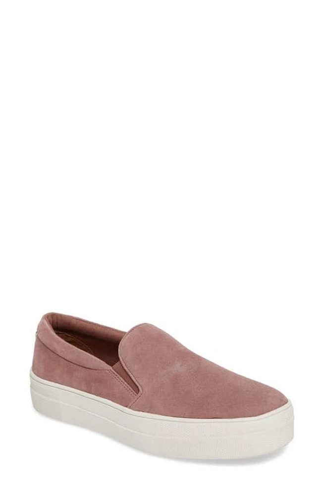 Steve Madden Gills Platform Slip-On Sneaker in Mauve Suede at Nordstrom, Size 6