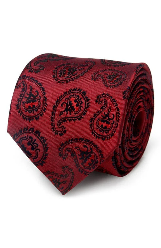 Cufflinks, Inc. Batman Paisley Silk Tie in Red at Nordstrom