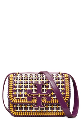 Tory Burch Eleanor Bistro Crossbody Shoulder Bag in Grape at Nordstrom