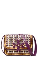 Tory Burch Eleanor Bistro Crossbody Shoulder Bag in Grape at Nordstrom