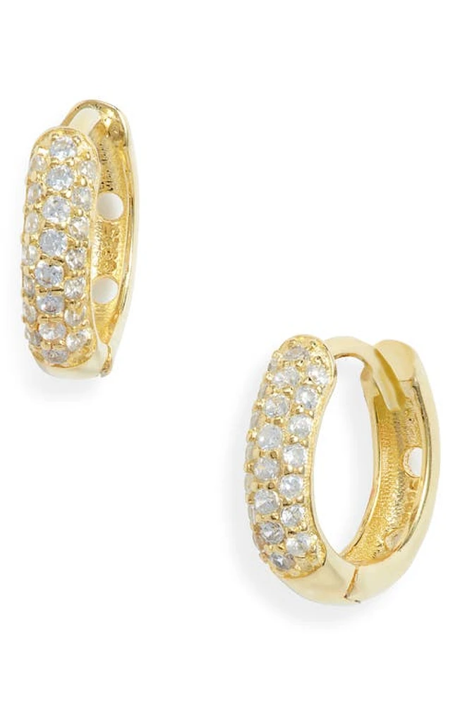 BEN ONI Chrissy Huggie Hoop Earrings in Gold at Nordstrom